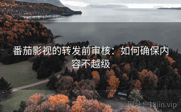 番茄影视的转发前审核:如何确保内容不越级 番茄影视的转发前审核:如何确保内容不越级